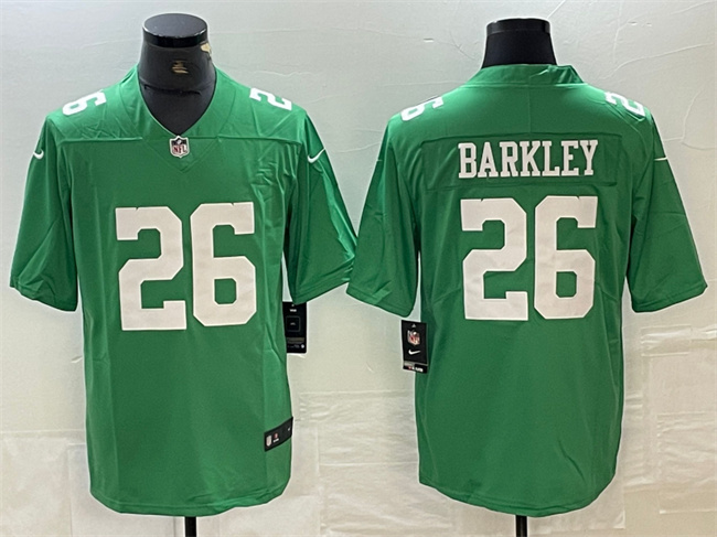 Men's Philadelphia Eagles #26 Saquon Barkley Green Vapor Untouchable Limited Stitched Football Jersey